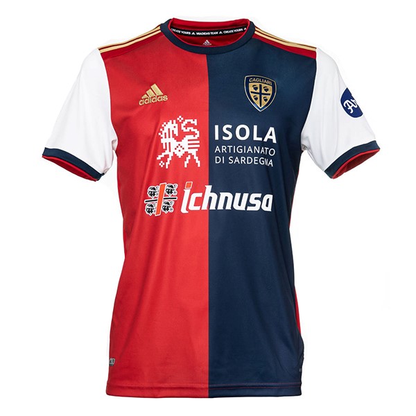 Tailandia Camiseta Cagliari Calcio 1ª Kit 2020 2021 Rojo